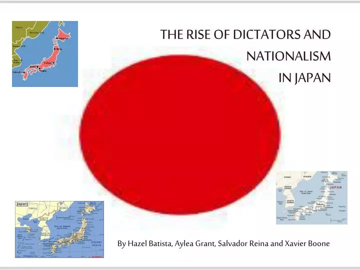 the rise of dictators and nationalism in japan