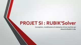 projet si rubik solver