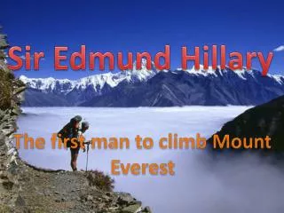 Sir Edmund Hillary