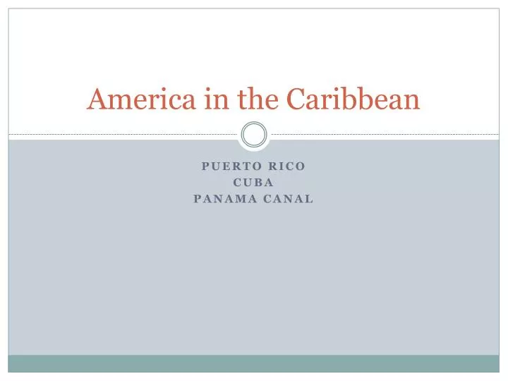 america in the caribbean
