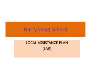 Harry Hoag School