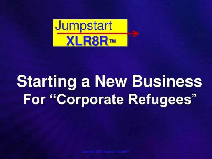 starting a new business for corporate refugees