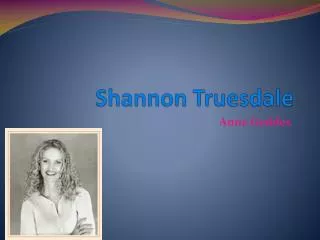 Shannon Truesdale