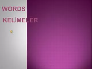 words