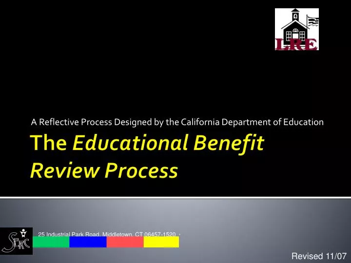 a reflective process designed by the california department of education