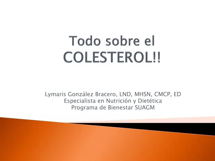 todo sobre el colesterol