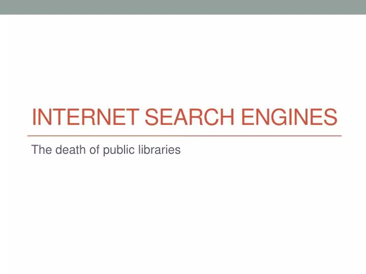 internet search engines