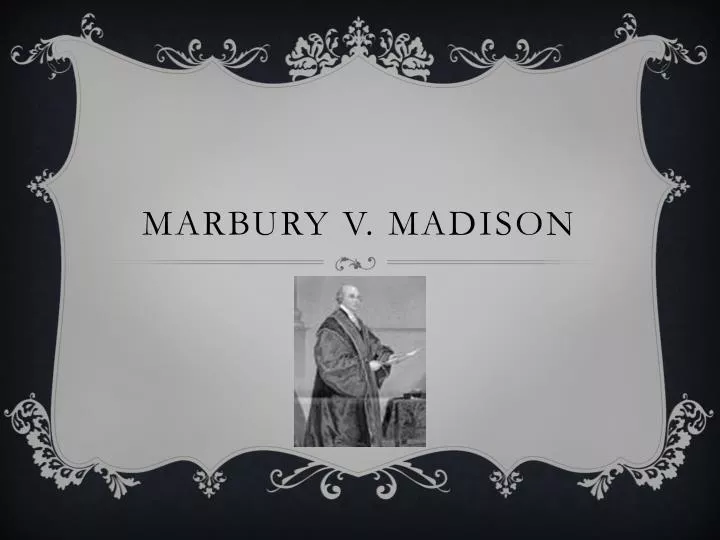 marbury v madison
