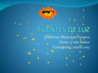 fuentes de luz