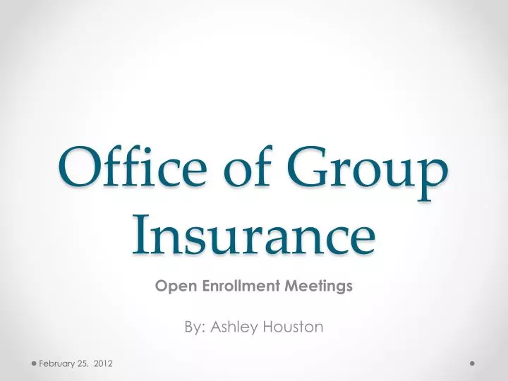 office of group insurance
