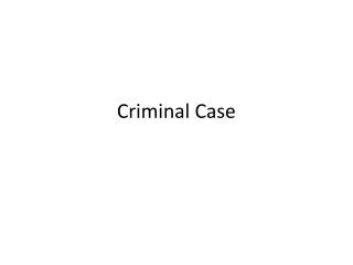 criminal case