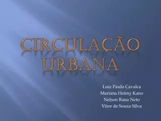 circula o urbana