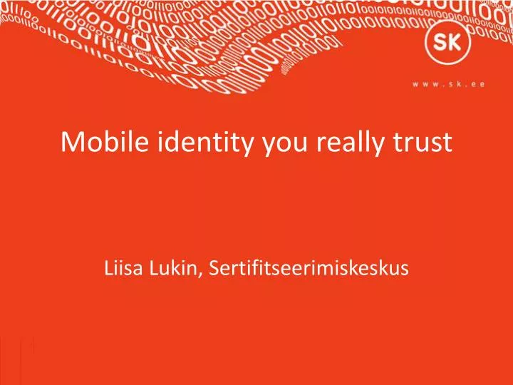 mobile identity you really trust