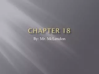 Chapter 18