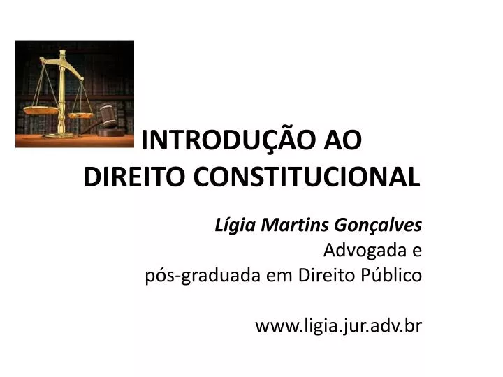 introdu o ao direito constitucional