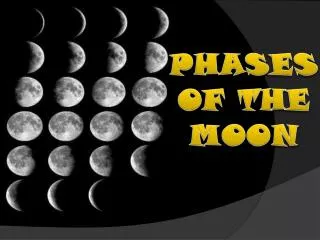 PHASES OF THE MOON