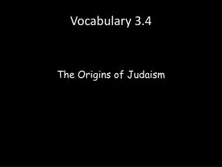 vocabulary 3 4