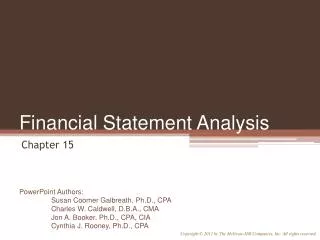 Financial Statement Analysis