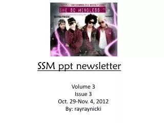 SSM ppt newsletter