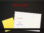 Black Holes - slide 1