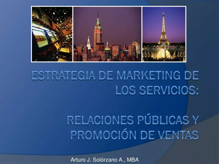 estrategia de marketing de los servicios relaciones p blicas y promoci n de ventas