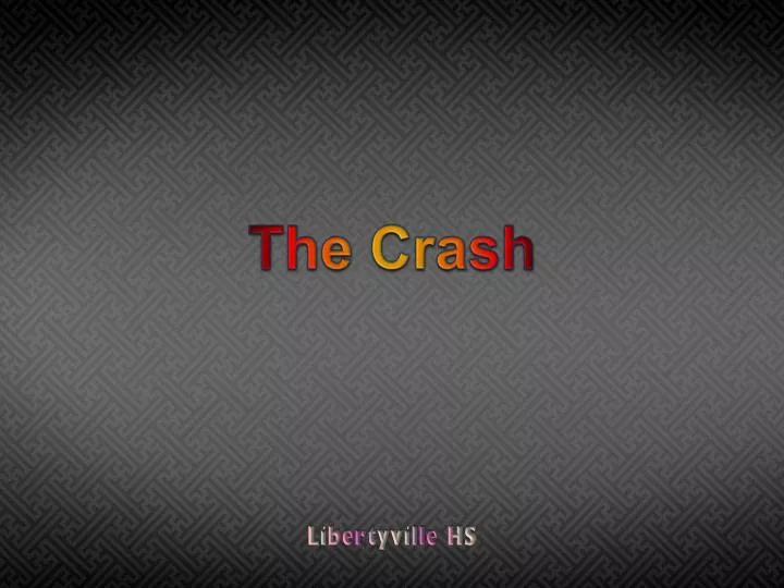 the crash