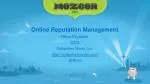 Online Reputation Management - slide 1