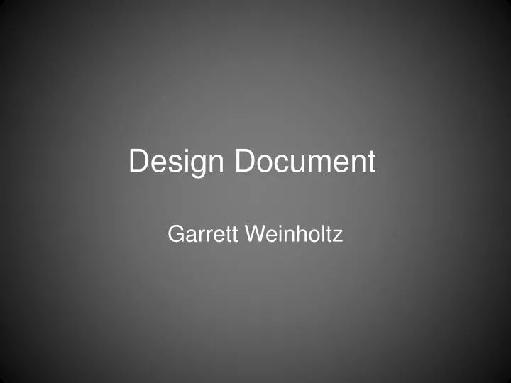design document