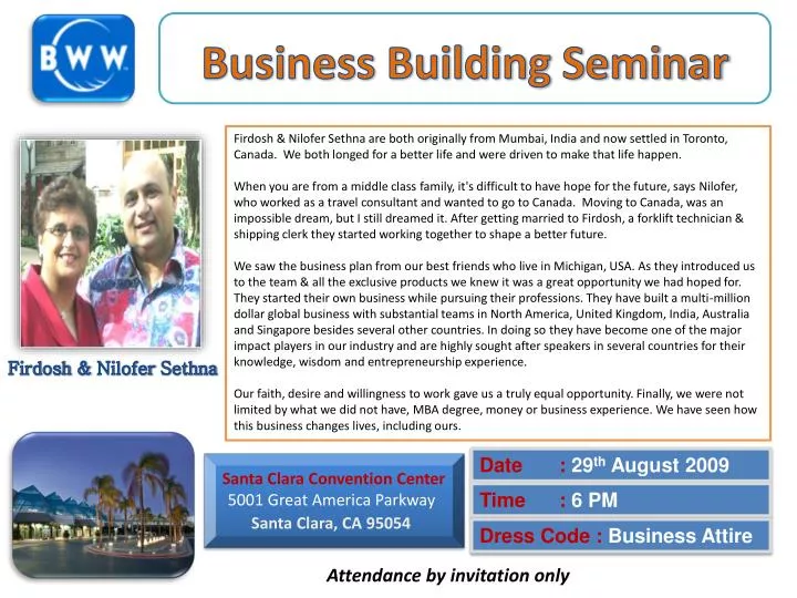 business building seminar