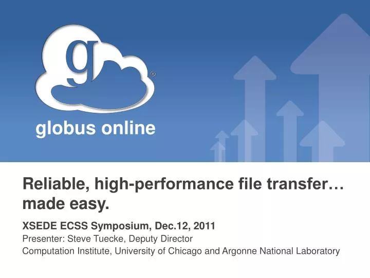reliable high performance file transfer made easy