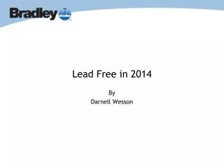 Lead Free in 2014