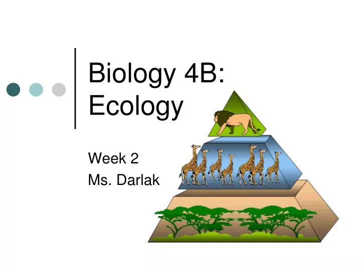 biology 4b ecology