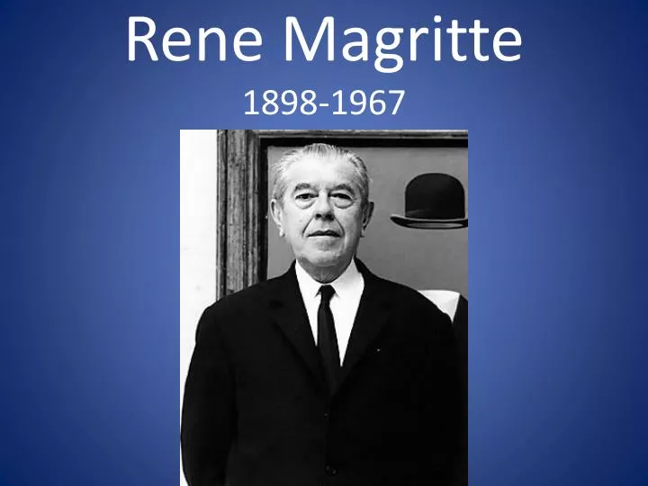 rene magritte 1898 1967