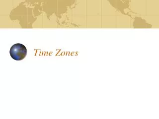 time zones