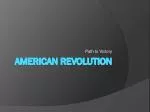 American Revolution - slide 1