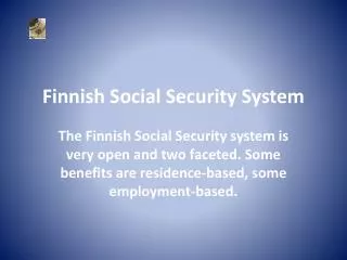 finnish social security system