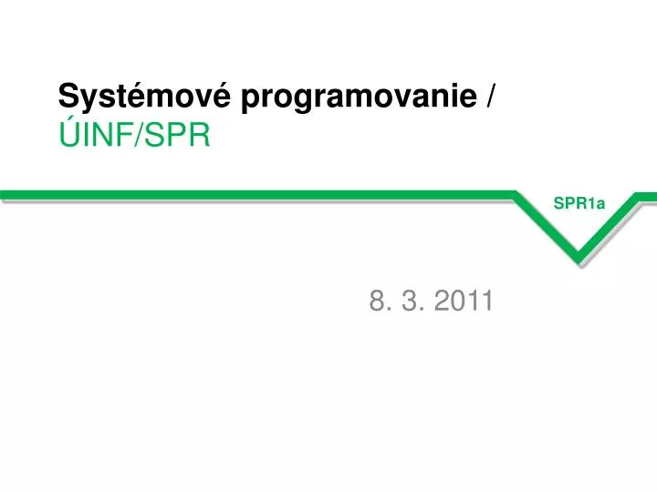 syst mov programovanie inf spr