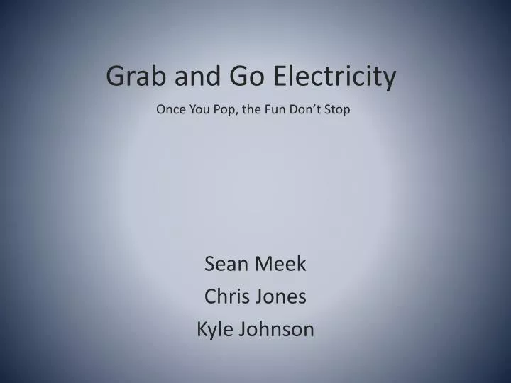 grab and go electricity
