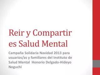 reir y compartir es salud mental