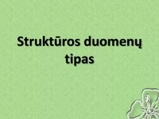 strukt ros duomen tipas