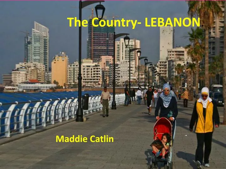 the country lebanon