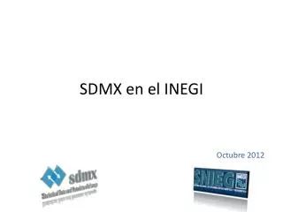 sdmx en el inegi