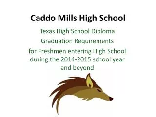 Caddo Mills High School