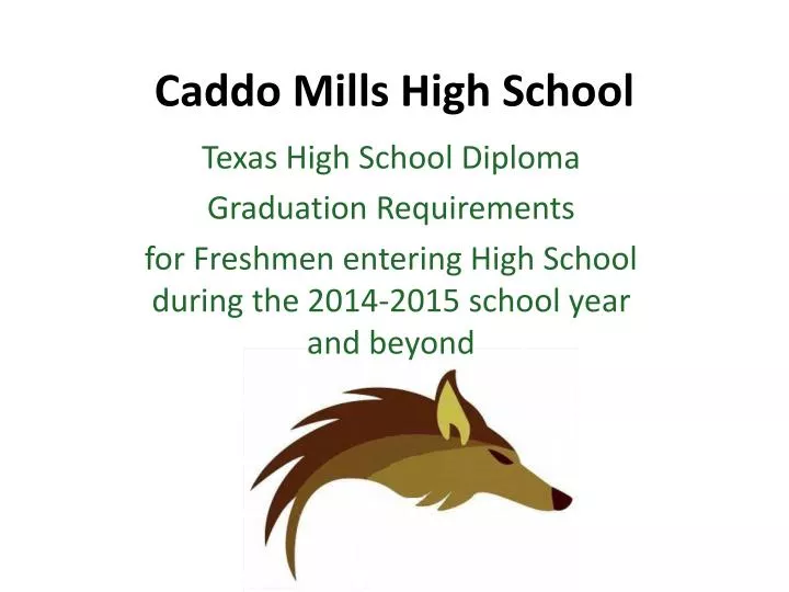 caddo mills high school