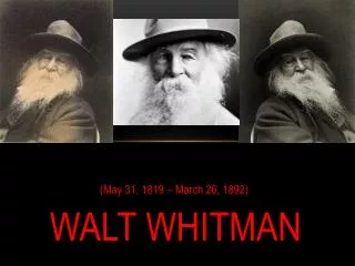 walt whitman
