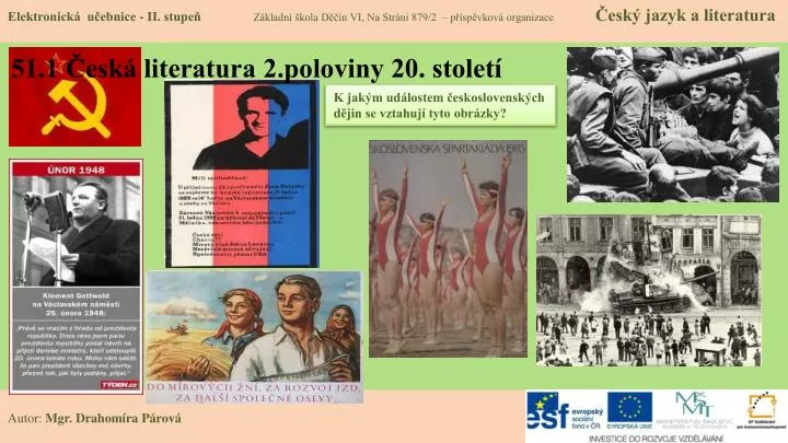 51 1 esk literatura 2 poloviny 20 stolet