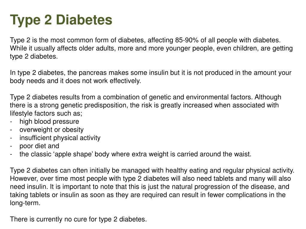 PPT - Type 2 Diabetes PowerPoint Presentation, free download - ID:3076239