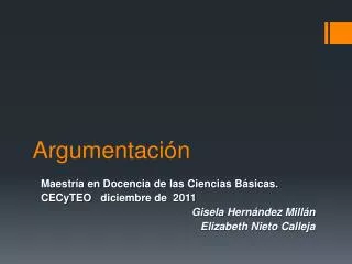 argumentaci n