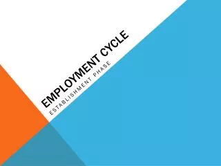 Employment Cycle