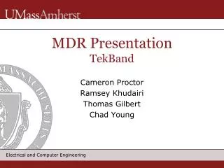 MDR Presentation TekBand